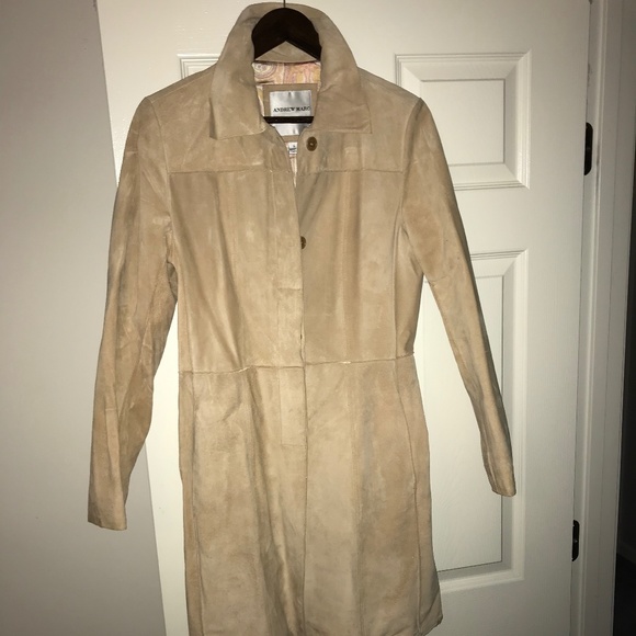 Andrew Marc Suede coat - Picture 1 of 4